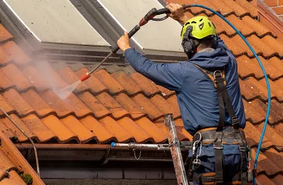 Démoussage et hydrofuge de toiture à Tacoignières